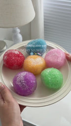 Crunchy Ice Slushy Squishy Ball – Sensory Stress Relief Toy