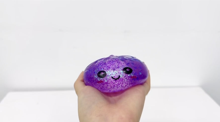 Buy Jumbo Glitter Sugar Dumpling Squishy 8.5cm | Slow Rising Maltose Sensory Fidget Toy