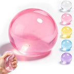 Squishyland coconut oil squishy ball, a no-rebound sensory fidget toy with a soft, squeezable texture for stress relief and tactile fun.