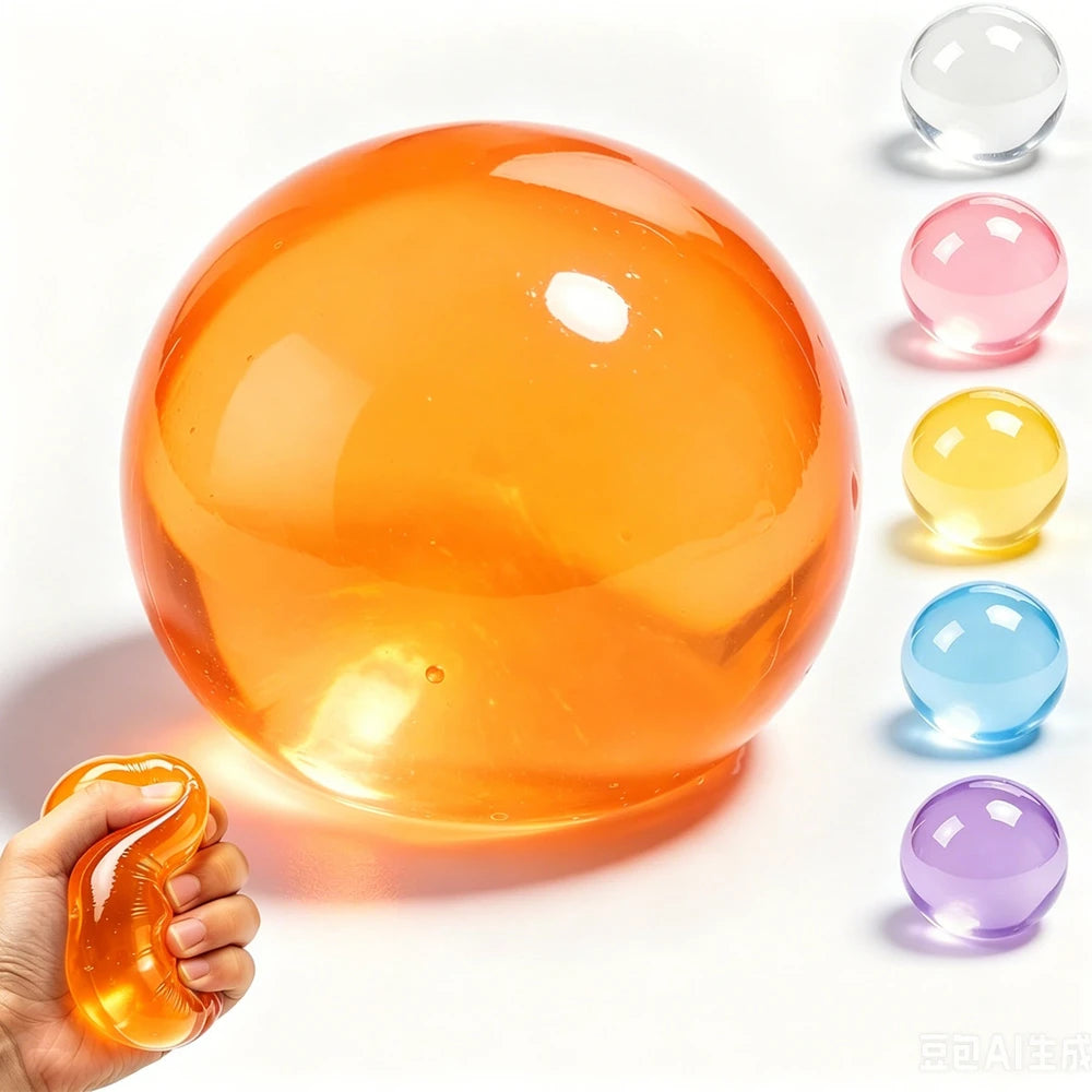 Squishyland coconut oil squishy stress ball, a no-rebound sensory fidget toy for stress relief and tactile stimulation.