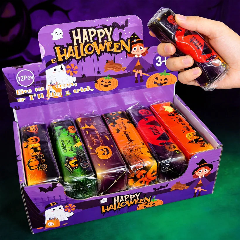 Halloween PU Butter Stick Squishy Slow Rebound Stress Relief Toy