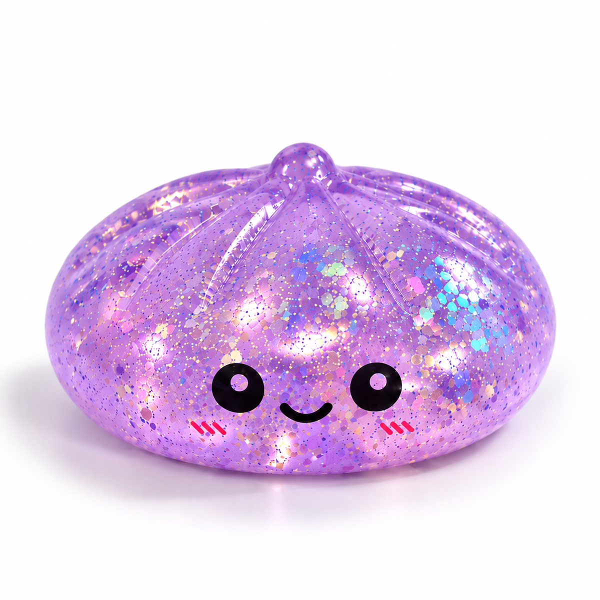 Jumbo Glitter Sugar Dumpling Squishy 8.5cm | Slow Rising Malt Sugar Sensory Fidget Toy