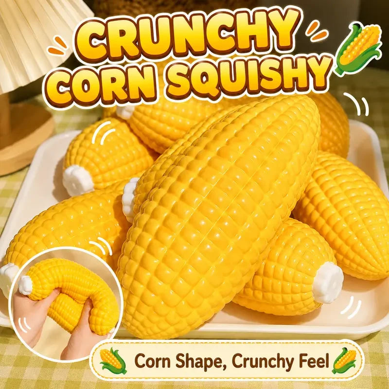 Colorful crunchy squishies from Squishyland with slow rebound texture, perfect for ASMR sensory relaxation and stress relief.