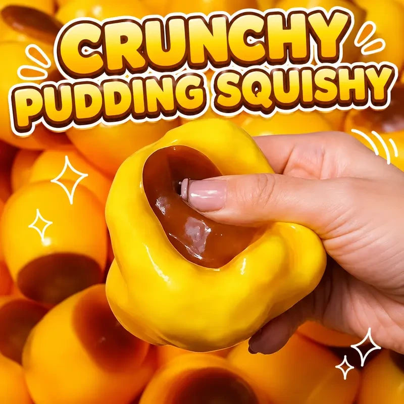 Colorful Crunchy Squishies from Squishyland, featuring textured, slow-rebound sensory toys for stress relief and satisfying ASMR experiences.