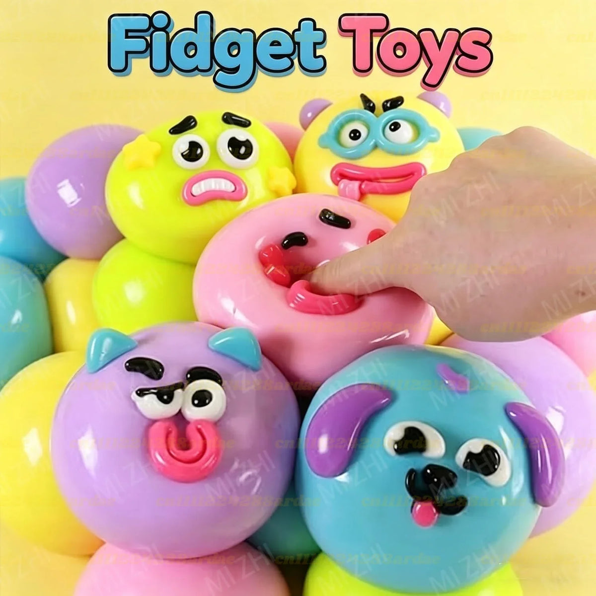 Smushers Dog Face Swap Squishy – Moldable Slow Rise Toy