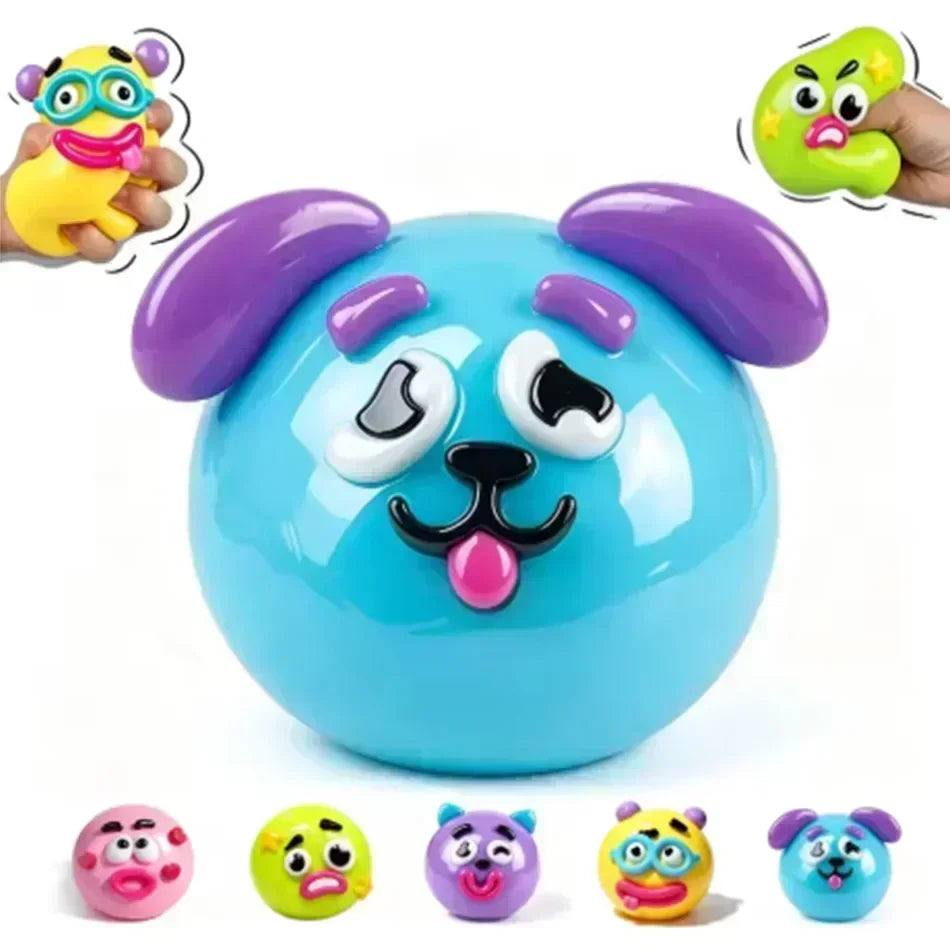 Smushers Dog Face Swap Squishy – Moldable Slow Rise Toy