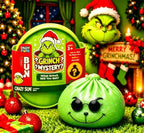 Christmas Grinch Dumpling Squishy Slow Rising Soft PU Stress Relief