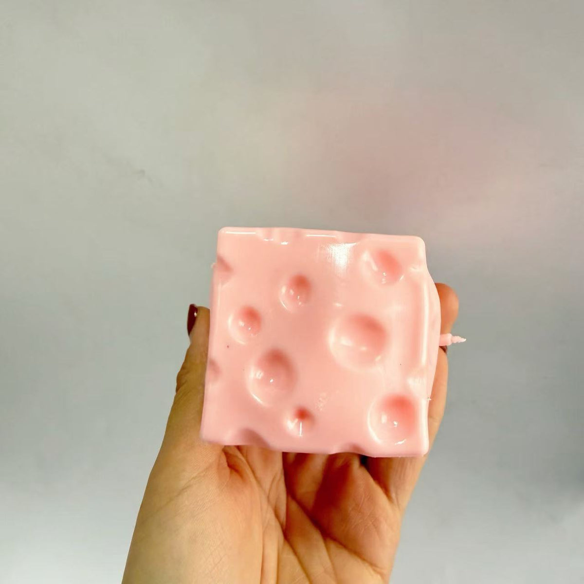 Vaseline & Flour-Filled Cheese Squishy – Moldable Sensory Toy