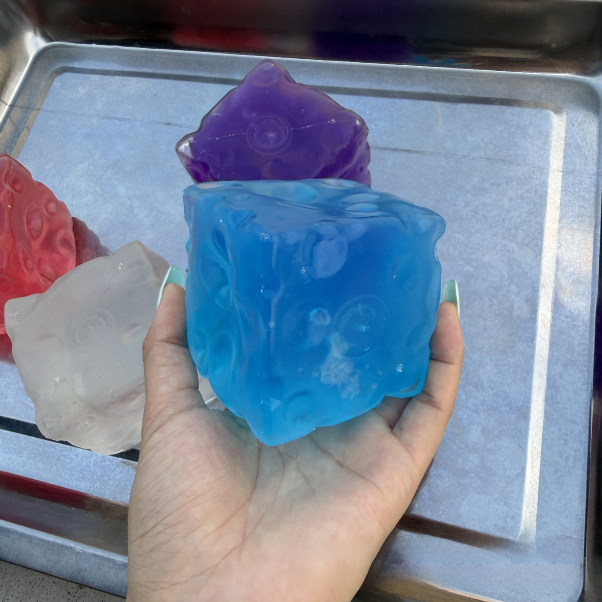 Coconut Oil Cheese Squishy – Stretchy Sensory Squeeze Toy