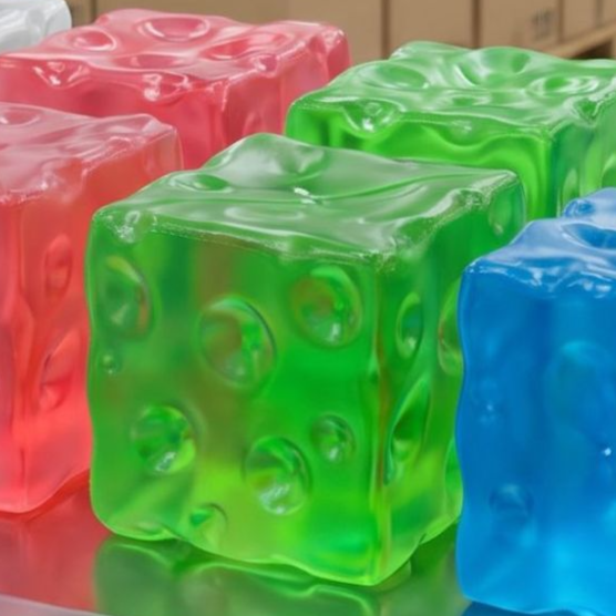 Coconut Oil Cheese Squishy – Stretchy Sensory Squeeze Toy