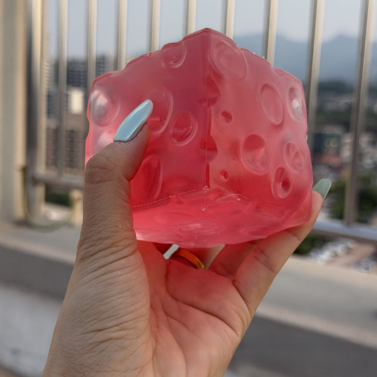 Coconut Oil Cheese Squishy – Stretchy Sensory Squeeze Toy