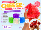 Coconut Oil Cheese Squishy – Stretchy Sensory Squeeze Toy