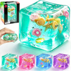 Ocean Shell Ice Cube Squishy – Slow Rebound Sensory Toy