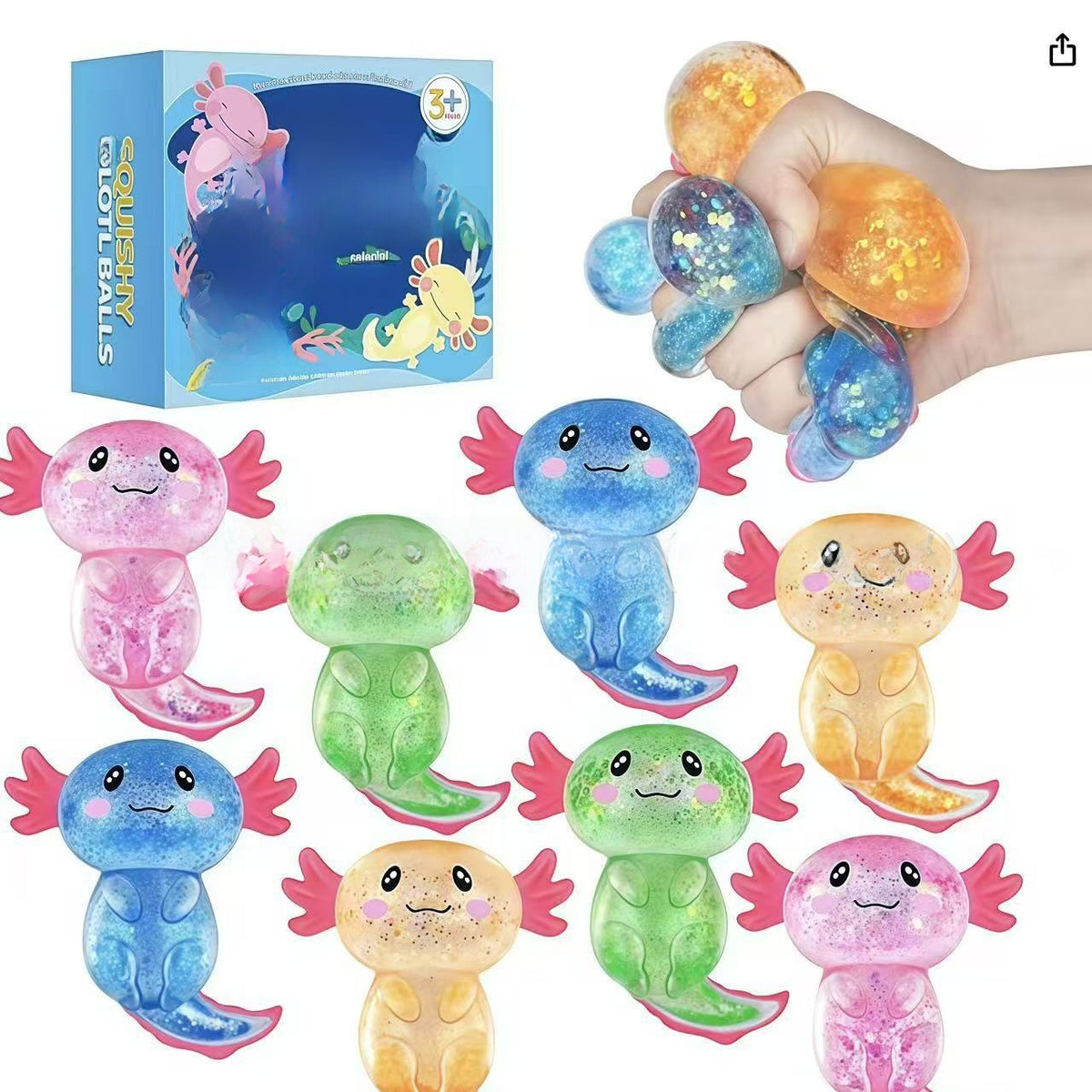 Viral Relief Squishy Toy Box Soft Squeeze Fidget Fun Play Gift For Kids Adults