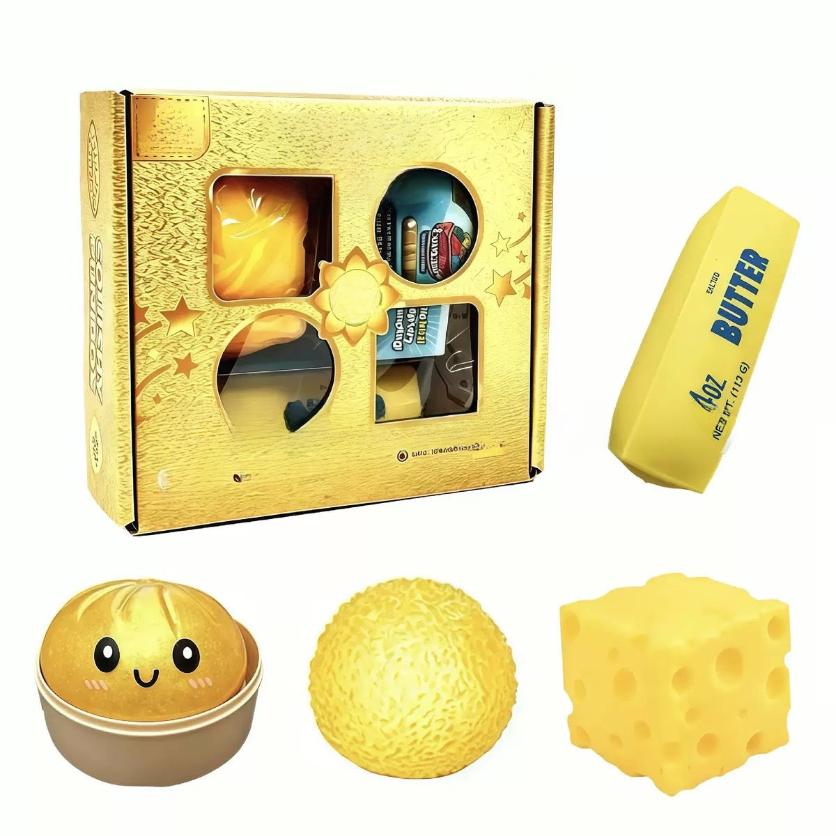 Viral Relief Squishy Toy Box Soft Squeeze Fidget Fun Play Gift For Kids Adults