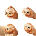 Glitter Dumpling Squishy Toy 4 Pack Stress Relief For Kids