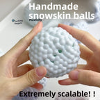 Crunchy Bead-Filled Squishy Ball – Sensory Squeeze Fidget Toy