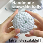 Crunchy Bead-Filled Squishy Ball – Sensory Squeeze Fidget Toy