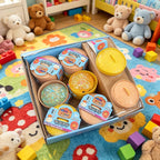 Colorful Squishyland Sugar Dumpling squishy toy set with 5, 8, or 12 soft stress balls for sensory and fidget relaxation.