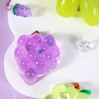 5-Piece Crystal Fruit Taba Squishy Set – Soft Sensory Stress Relief Toys