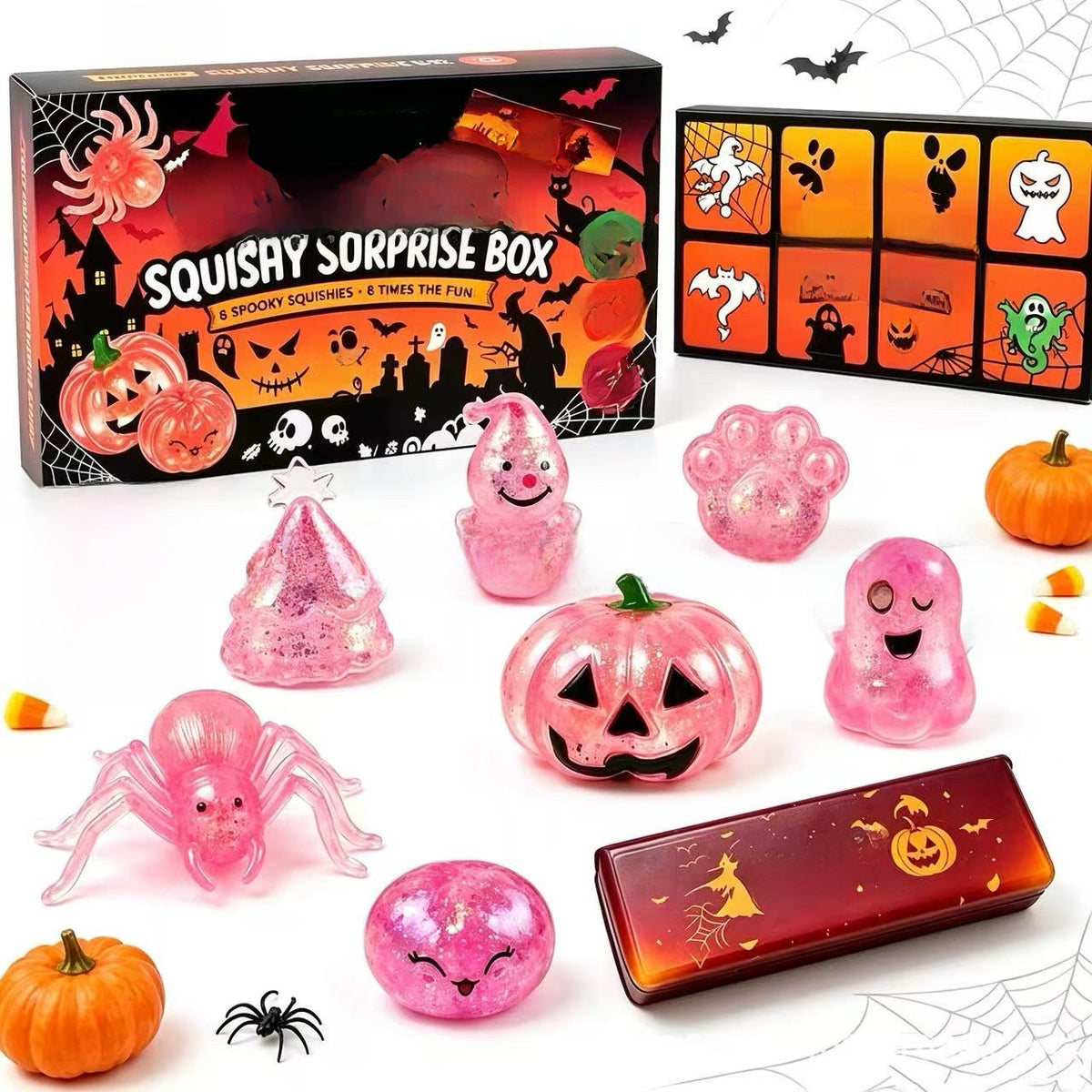 Halloween Squishy Gift Set Slow Rising Sensory Toys