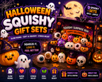 Halloween Squishy Gift Set Slow Rising Sensory Toys