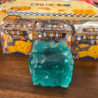 Vaseline Cheese Squishy by squishyland, soft moldable fidget stress ball with cheese-inspired design for sensory and ASMR enjoyment.