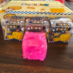 Vaseline Cheese Squishy by Squishyland, a moldable fidget stress ball with a soft, cheese-like texture for calming sensory play.