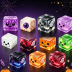Halloween Squishy Sensory Squeeze Cube Toy Stress Relief