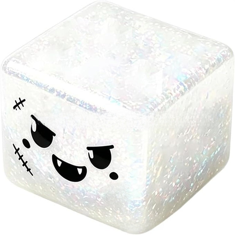 Halloween Squishy Sensory Squeeze Cube Toy Stress Relief