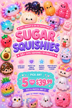 Sugar Squishies – 50+ Cute Sensory & ASMR Designs