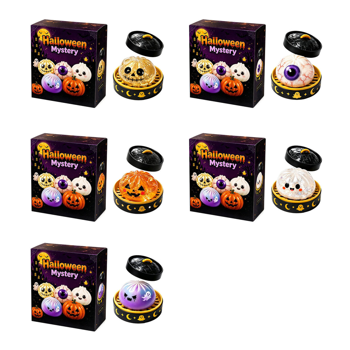 Halloween Slow Rebound Squeeze Toy Stress Relief Fidget For Kids And Adults