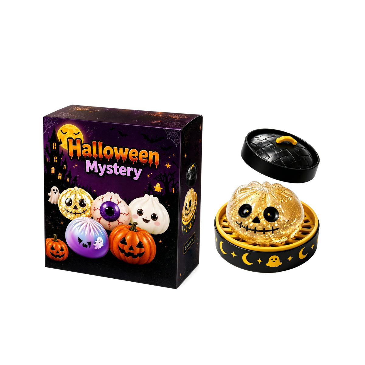 Halloween Slow Rebound Squeeze Toy Stress Relief Fidget For Kids And Adults