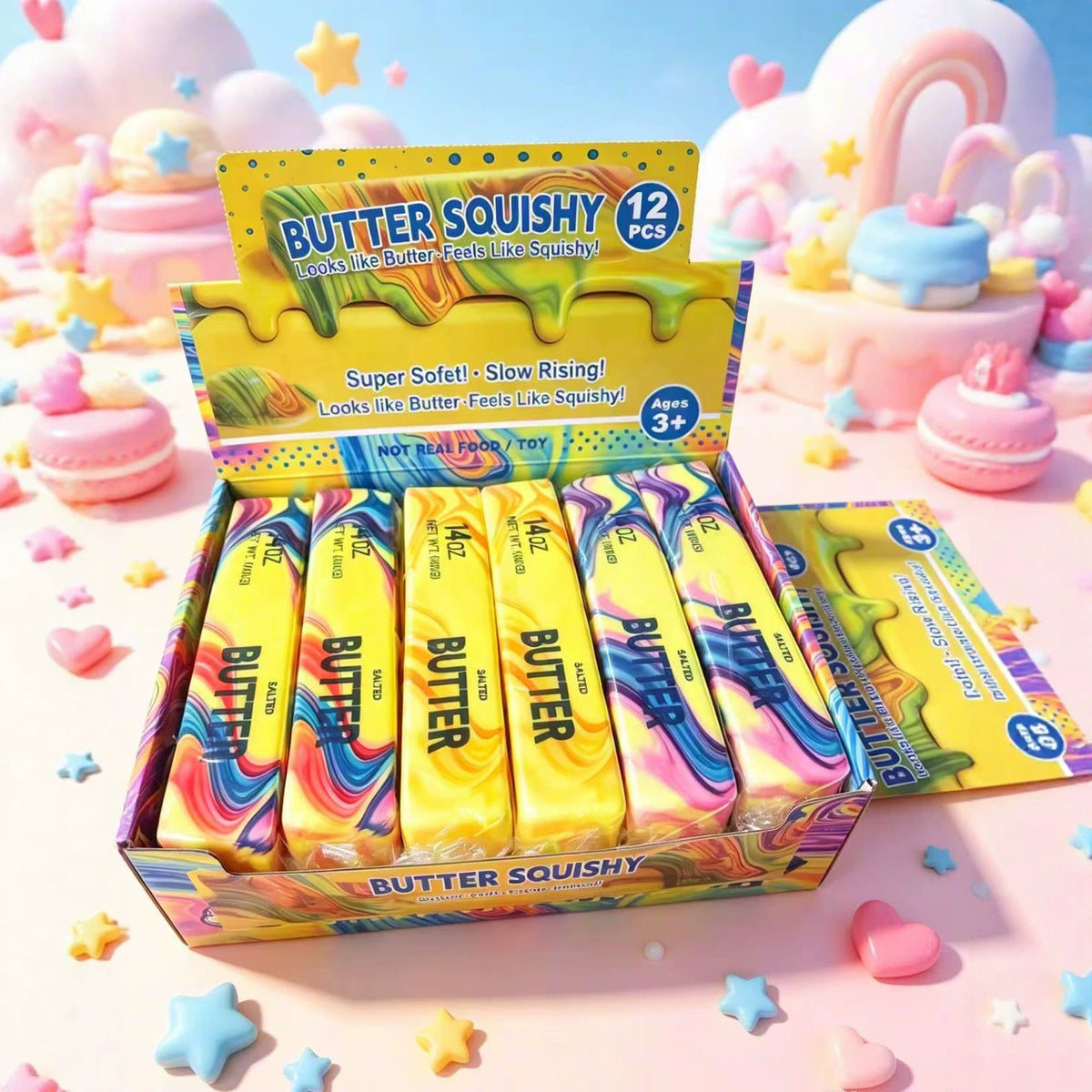 Jumbo Butter Squishy - Buy 2 Get 1 FREE | Soft Slow Rebound Squishy