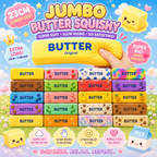 Jumbo Butter Squishy - Buy 2 Get 1 FREE | Soft Slow Rebound Squishy
