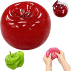 Moldable Ice Cream Apple Slime Squeeze Stress Relief Ball