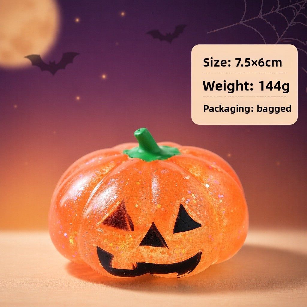 Halloween Pumpkin Stress Relief Squishy Toy Slow Rebound Soft Squeeze Halloween Gift