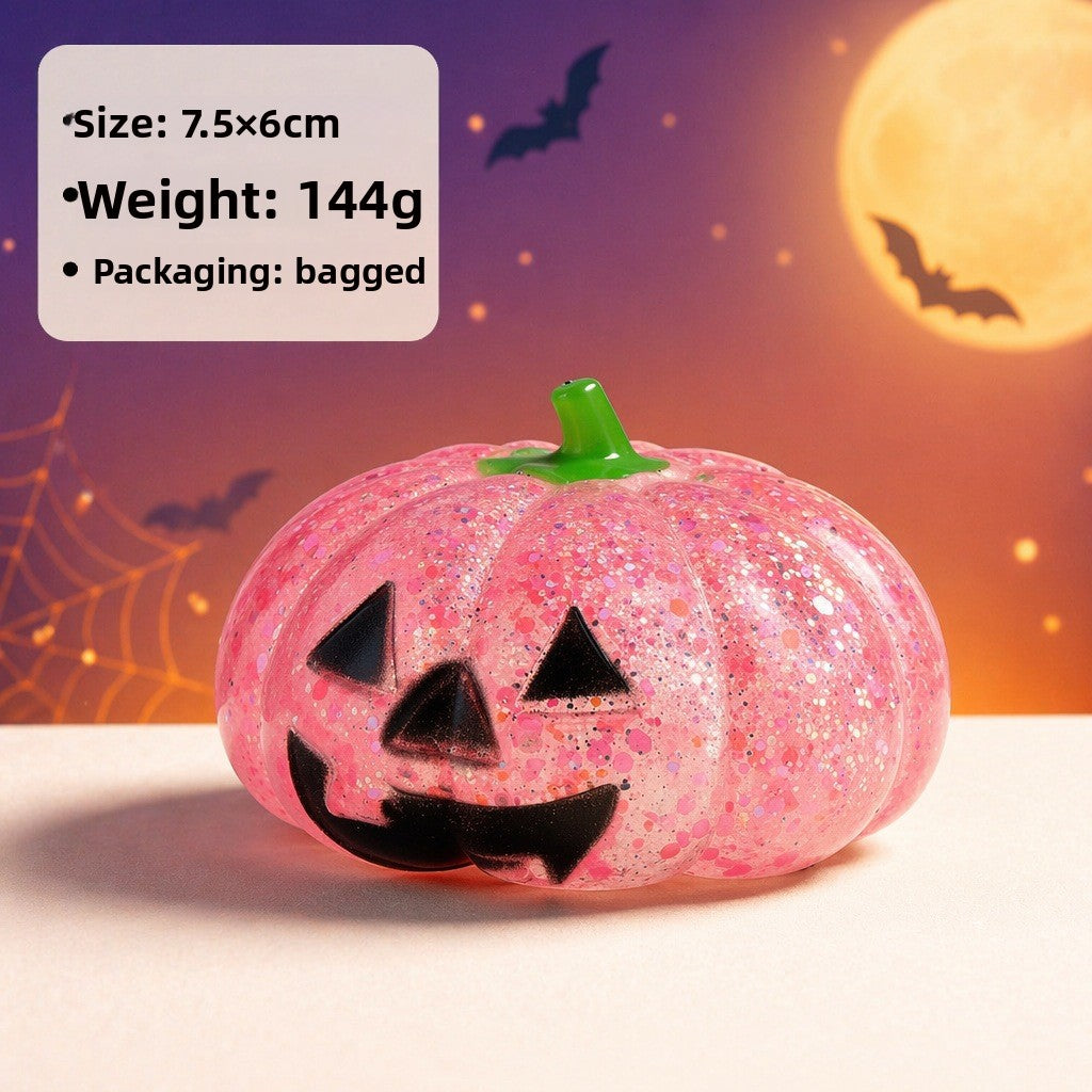 Halloween Pumpkin Stress Relief Squishy Toy Slow Rebound Soft Squeeze Halloween Gift