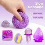 6-Piece Squishy Box Set – Assorted Slow Rising Sensory Toys