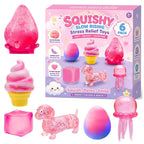 6-Piece Squishy Box Set – Assorted Slow Rising Sensory Toys