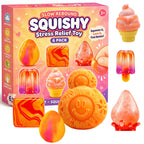6-Piece Squishy Box Set – Assorted Slow Rising Sensory Toys