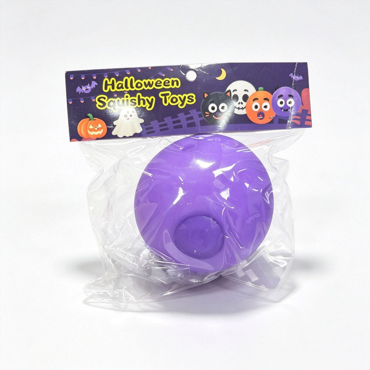 Halloween Pumpkin Squishy Moldable Squeeze Toy With Face Changing Stress Relief