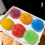 Crunchy Ice Slushy Squishy Ball – Sensory Stress Relief Toy