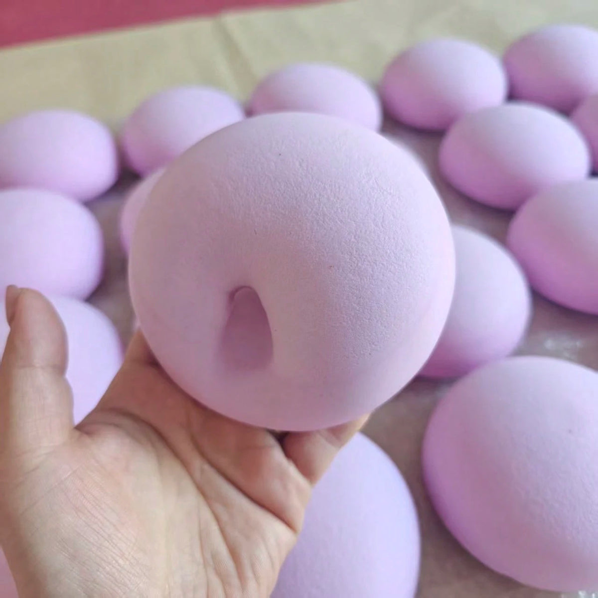 Soft Slow Rebound Stress Relief Squeeze Toy Anti Anxiety PU Fidget Ball