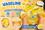 Squishyland Vaseline Butter Stick squishy toy, moldable no-rebound stress ball with a creamy butter appearance for sensory fun.