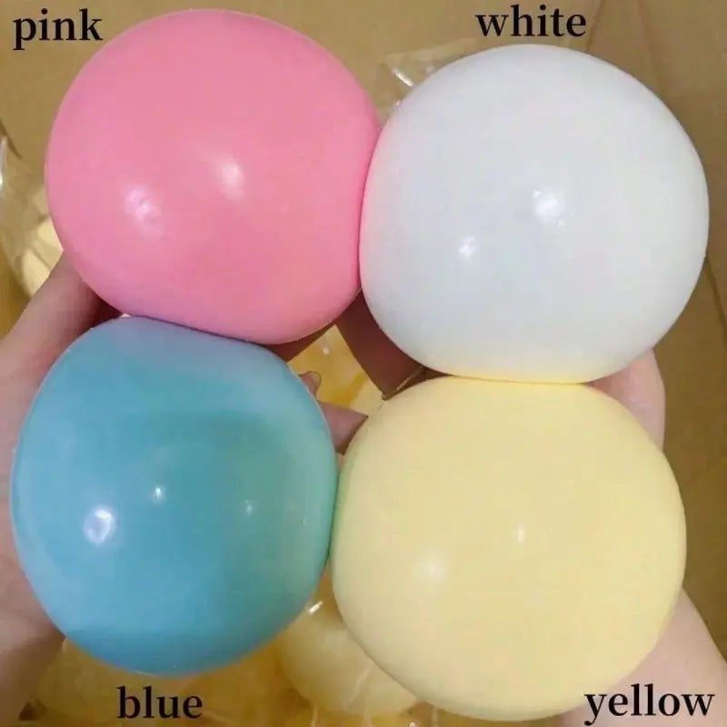 Marshmallow Ball Squishy – Super Soft Stretchy Sensory Toy